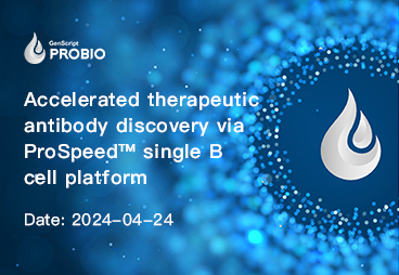 Accelerated therapeutic antibody discovery via ProSpeed™  single B cell platform